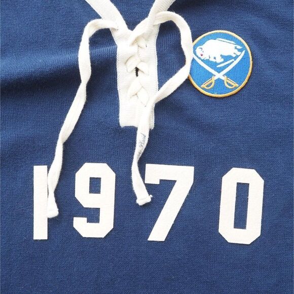 T. Dalton Vintage Brand Buffalo Sabres Jack Eichel #9 Knitted Sweater Jersey XXL - Picture 4 of 9